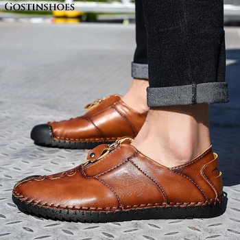 

Large Size Men Loafers Men Casual Shoes Moccasins Loafers Low Top Leather Shoes Fashion Men 38 ~ 48