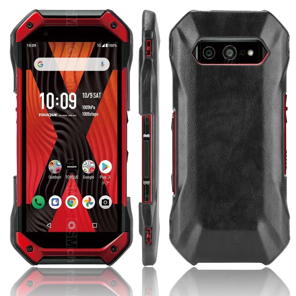 Тонкий для Kyocera Torque 5G чехол с узором из кожи текстурой личи искусственной и | Бамперы -1005002341868595