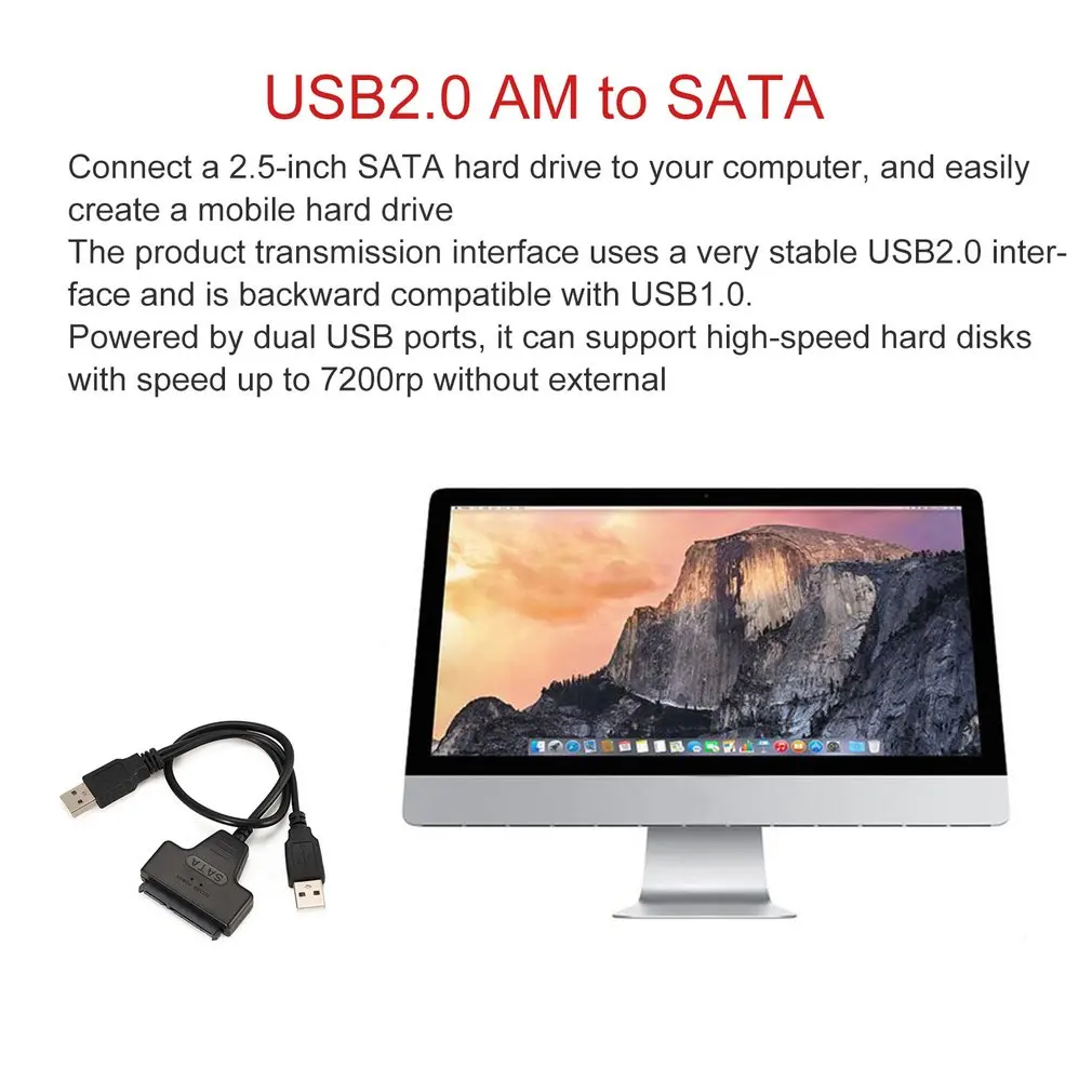Usb2.0/Usb3.0 для Sata кабель с жестким приводной удлинитель для легкого привода с двумя портами Usb блок питания 7+ 15