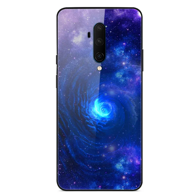 Для Oneplus 7 T Pro Чехол из закаленного стекла жесткий чехол для телефона для Oneplus 7TPro TPU бампер чехол s для One plus 7 T 7 T Pro