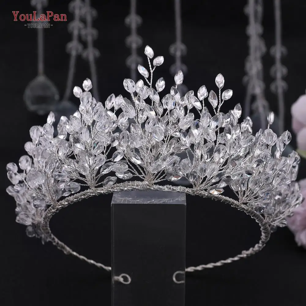 Luxury Rhinestone Bridal Tiaras Crown Bridal Crown Rhinestone Crystal