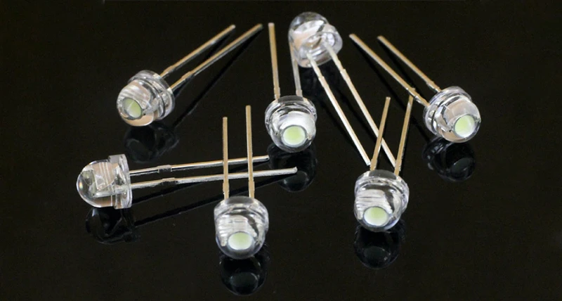 12v 5v 5mm Led Straw Hat Super Bright White Red Blue Green Indicator Light Emitting Diode Epistar Chip Built-in Resistanc