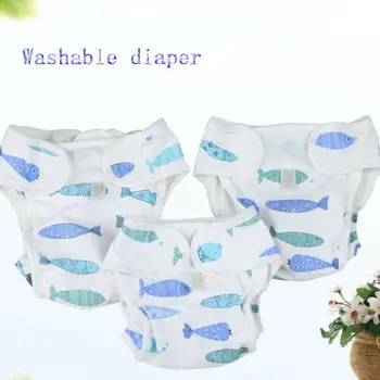 

0 Shipping Fashion Baby Waterproof Breathable Cotton Cloth Diaper Reusable Training Pants New Summer Cotton Soft Clote Diaper