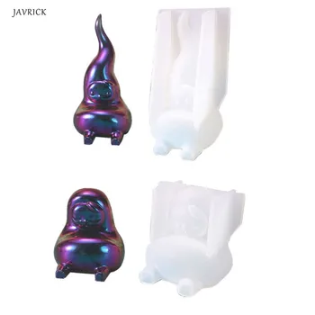 

Cartoon Beans Ornament DIY Epoxy Resin Mold Resin Casting Bean Figure Keychain Pendant Mold Jewelry Making Tools