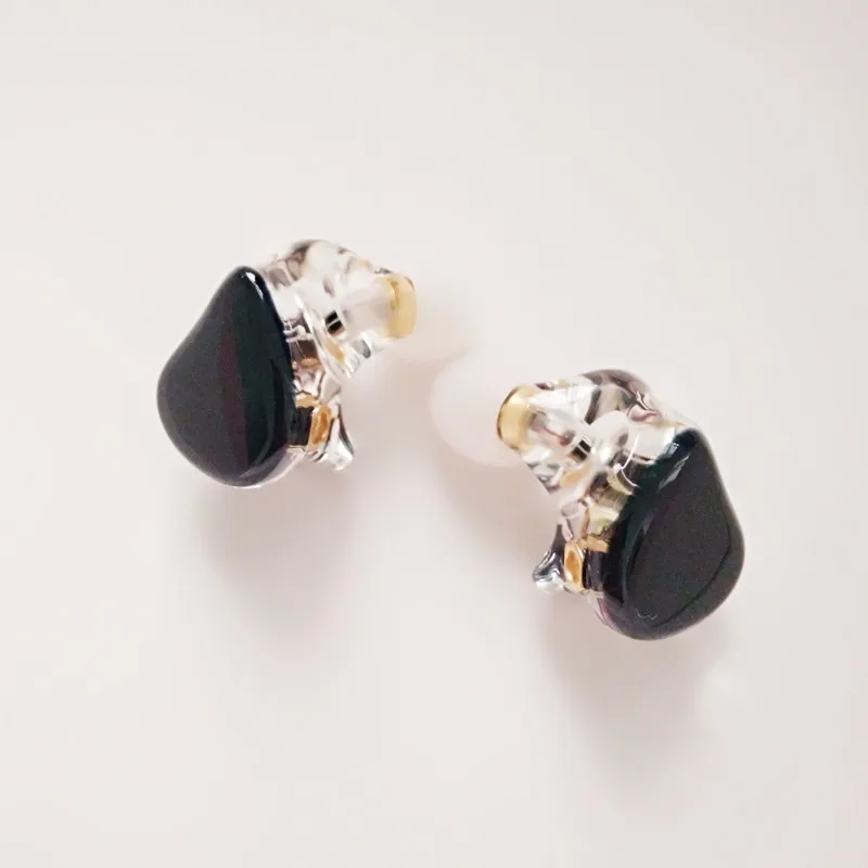 A3 HIFI 1BA+1DD Hybrid Earphone MMCX Powerful Stereo Hi-Res Earbud Resin Custom Made Headphones DJ Monitor Stage Headset IEM New - Цвет: 1BA 1DD Black