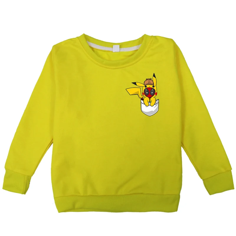 Hoodies 6 Г. Свитшоты для маленьких девочек Дэдпул; весенне-осенние детские толстовки с капюшоном; Детские футболки с длинными рукавами; Одежда для девочек; худи с капюшоном - Цвет: Hoodies 6