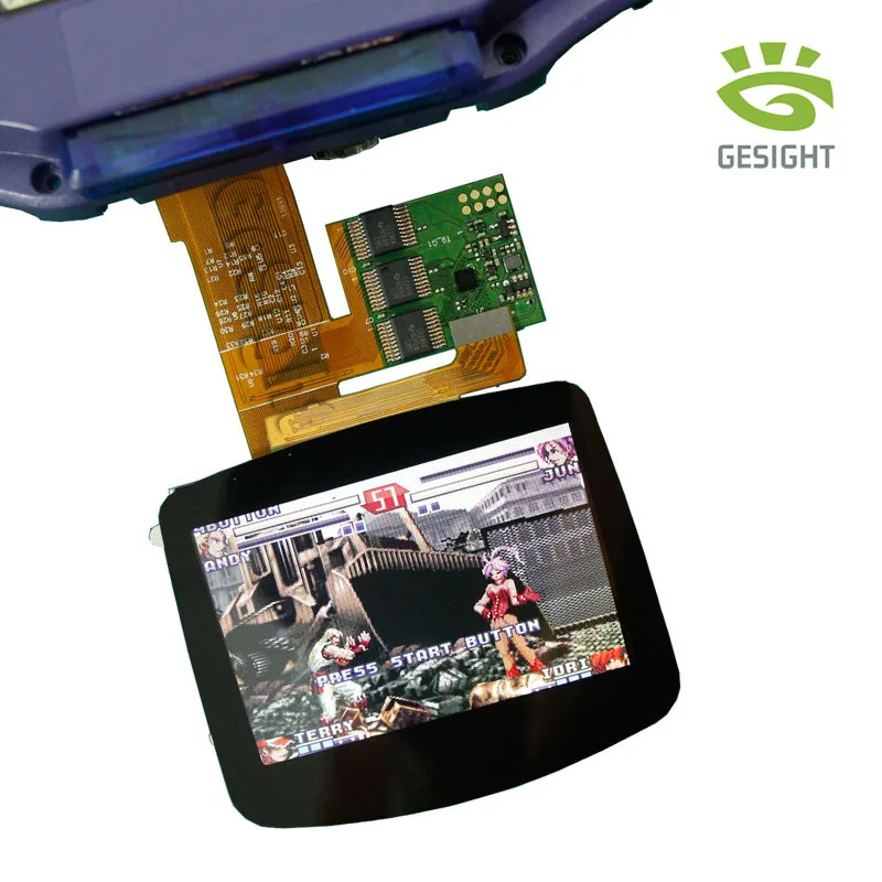 gba realçou substituição perfeita da tela do lcd sem corte do escudo