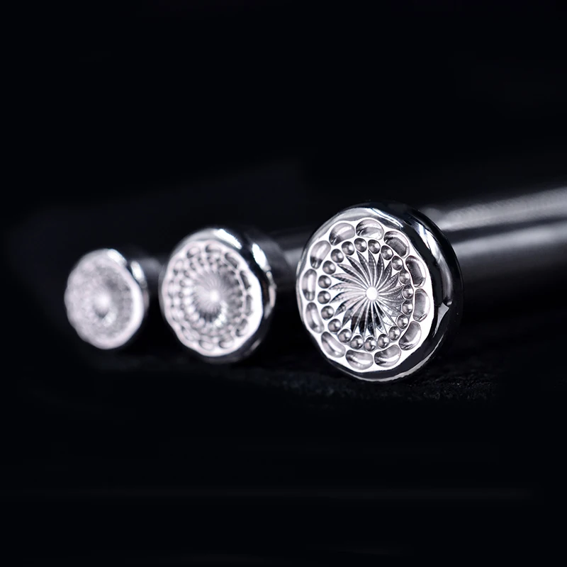 Leather Tool Carving Tool Leather Stamp Punch SOZO HX7 Carving-Tool Flower Centers Petal Seed Stamping-Print Leather Embossing Stamps 304 Stainless Steel