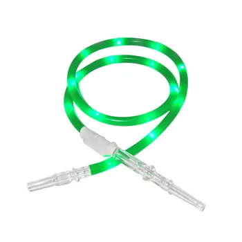 

178cm Length Plastic Tip Silicone Hookah Hose Multicolor Shisha Pipe Luminous Hookah Accessories For Smoking Vaporizer