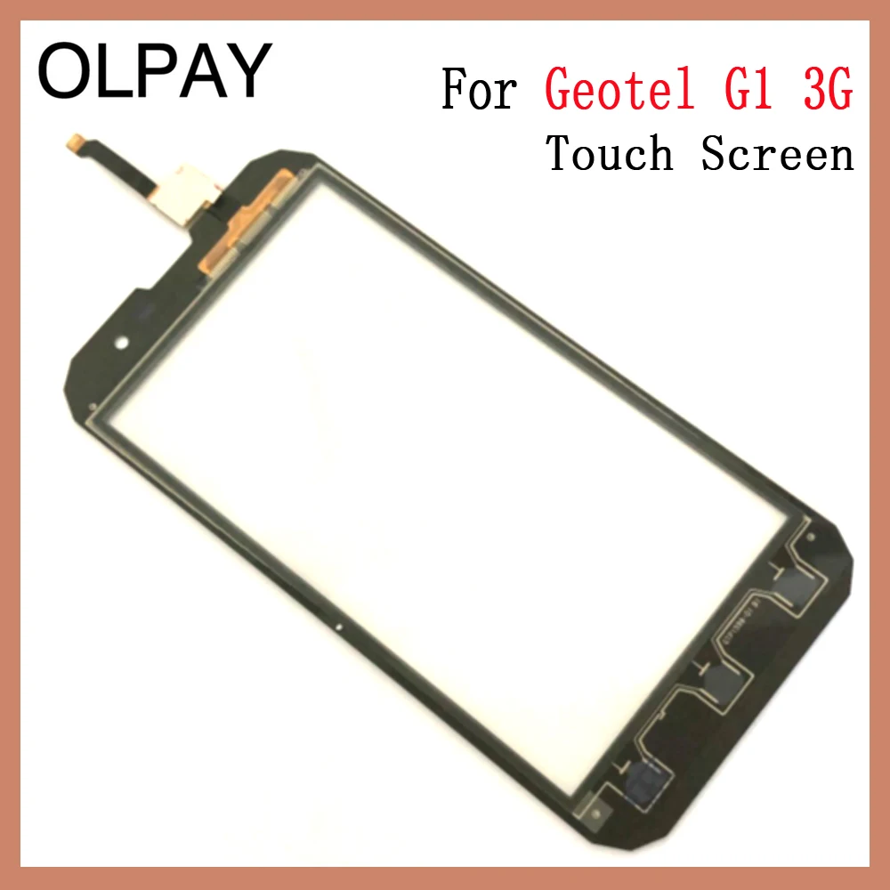 OLPAY для Geotel A1 4," сенсорный экран дигитайзер для Geotel G1 3g 5,0" Сенсорная панель Сенсорный экран сенсор Переднее стекло запчасти для ремонта