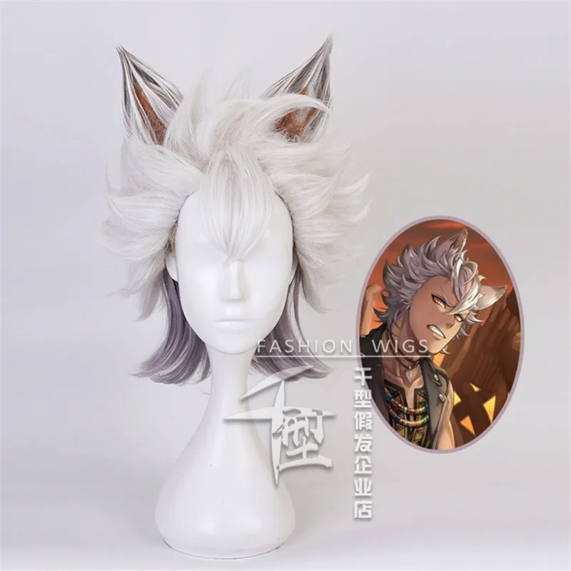

Twisted Wonderland Jack Howl Cosplay Short Heat Resistant Synthetic Hair Halloween Party Wigs + Free Wig Cap