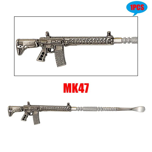 TOPPUFF AWM RPG M416 Smokes Wax Carving Tool Stainless Steel Multifunctional Titanium Nail Dabber Dab Spoon Smoking Accessoires MK47