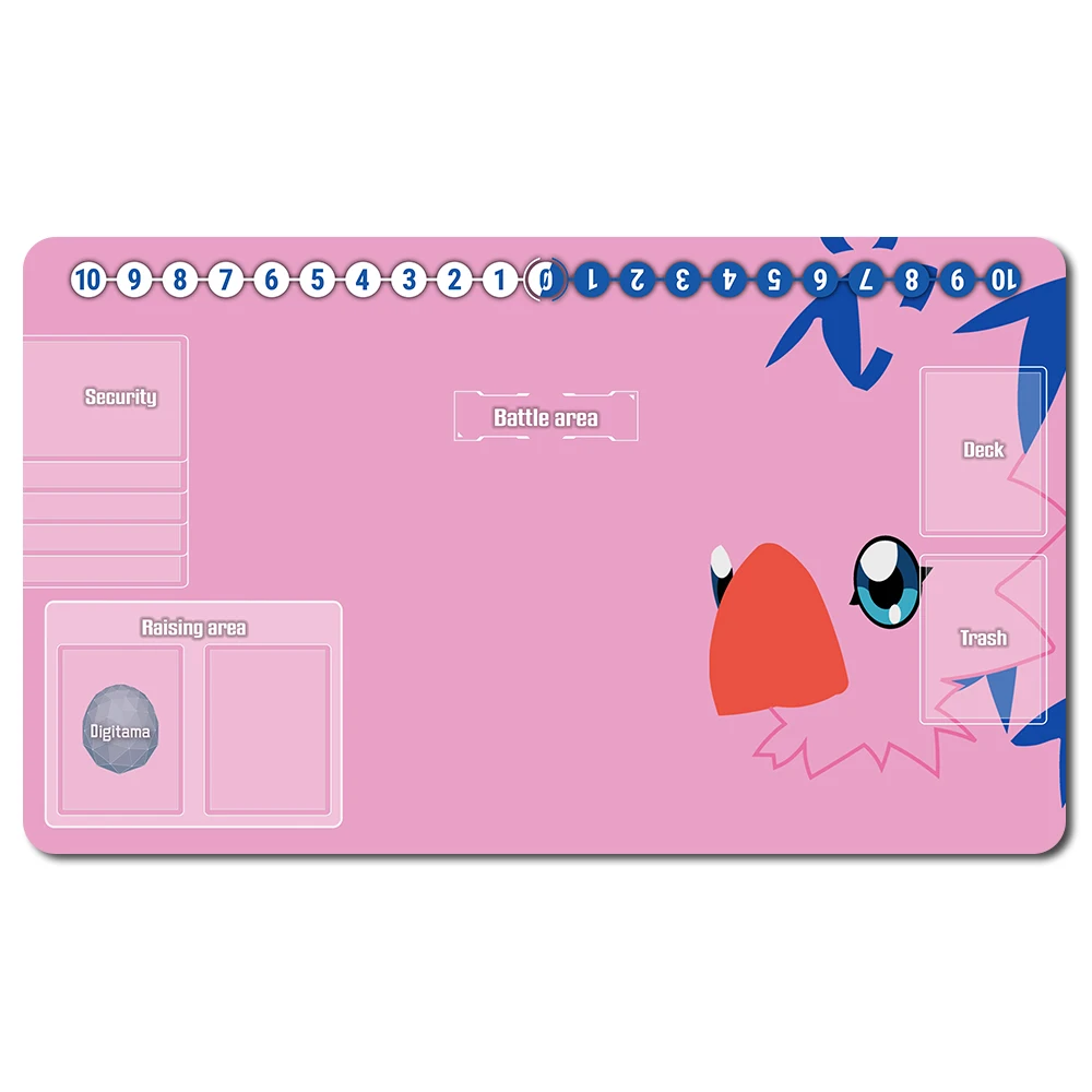 

Игровой коврик для настольной игры DTCG 701867, размер 60x35 см, коврик для мыши, игровые коврики, совместимые с Digimon, TCG, геймпад