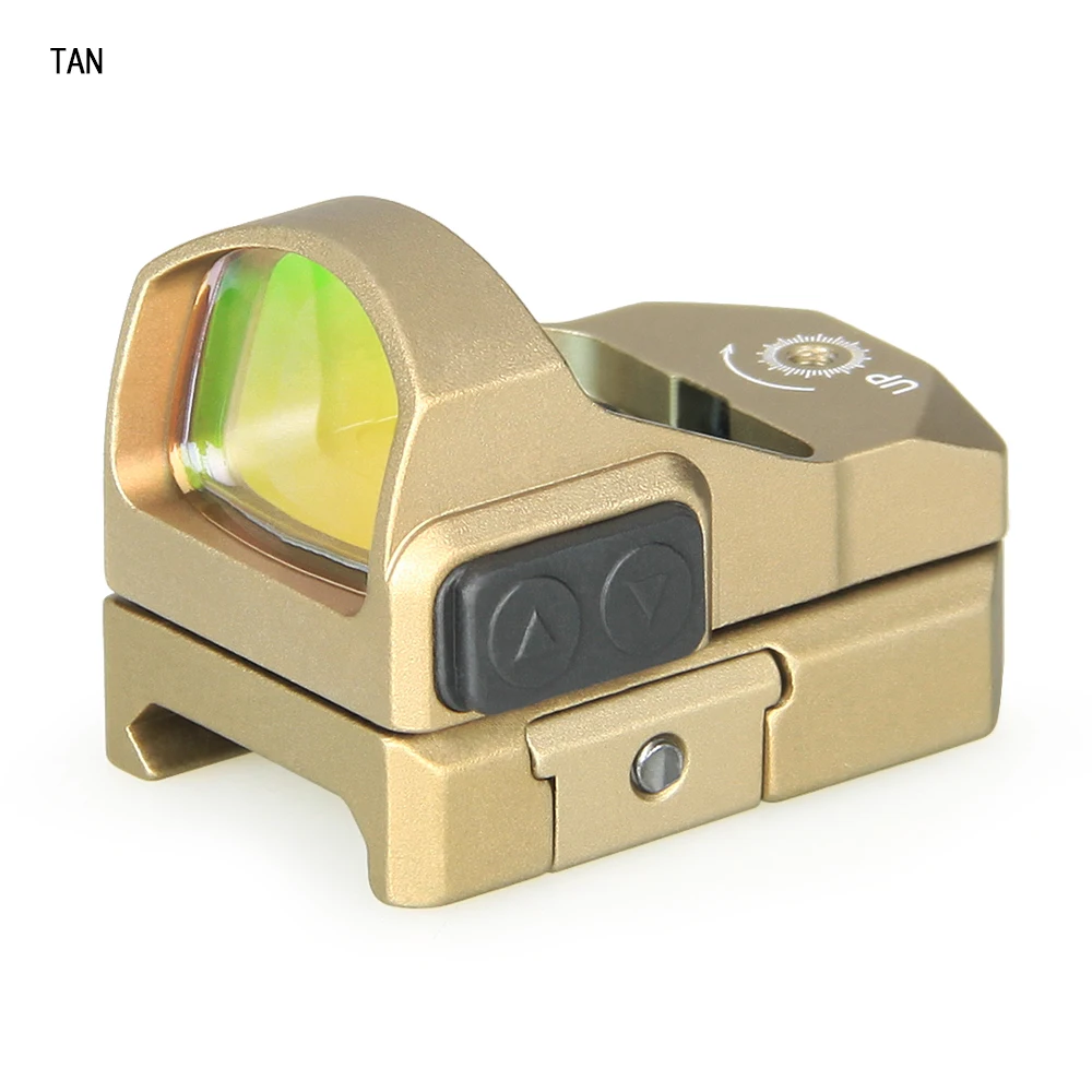 PPT Tactical 3 MOA Red dot sight 1X Увеличение Мини Red Dot прицел подходит на 20 мм рельс страйкбол для охотничьей оптики OS2-0117