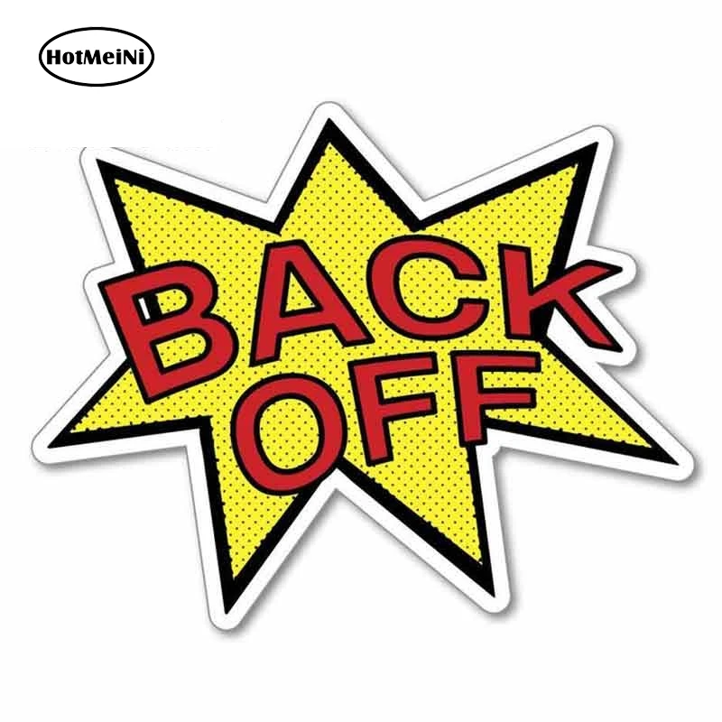 Wholesale 50pcs/lot for Back Off Sign Car Stickers Vinyl JDM Bumper Trunk Truck Graphics Windshield Windows Decal | Автомобили и