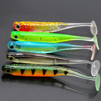 

New Style 3D Rainbow Fish Sleeves Fish Soft Bait Lure ruan yu 9cm5g/7cm2g Embedded Aluminum Foil Lure Freshwater Bait