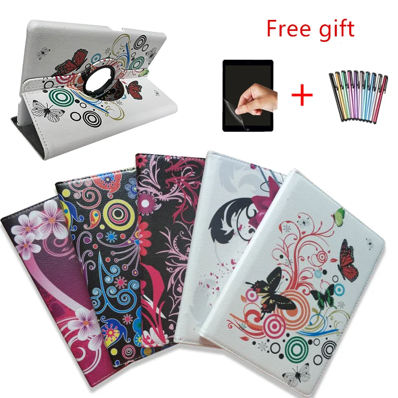 

T3 9.6 Case For Huawei MediaPad T3 10 AGS-L09 AGS-L03 W09 9.6 inch Cover for Huawei Honor Play Pad 2 360 Rotating Case+Film+Pen