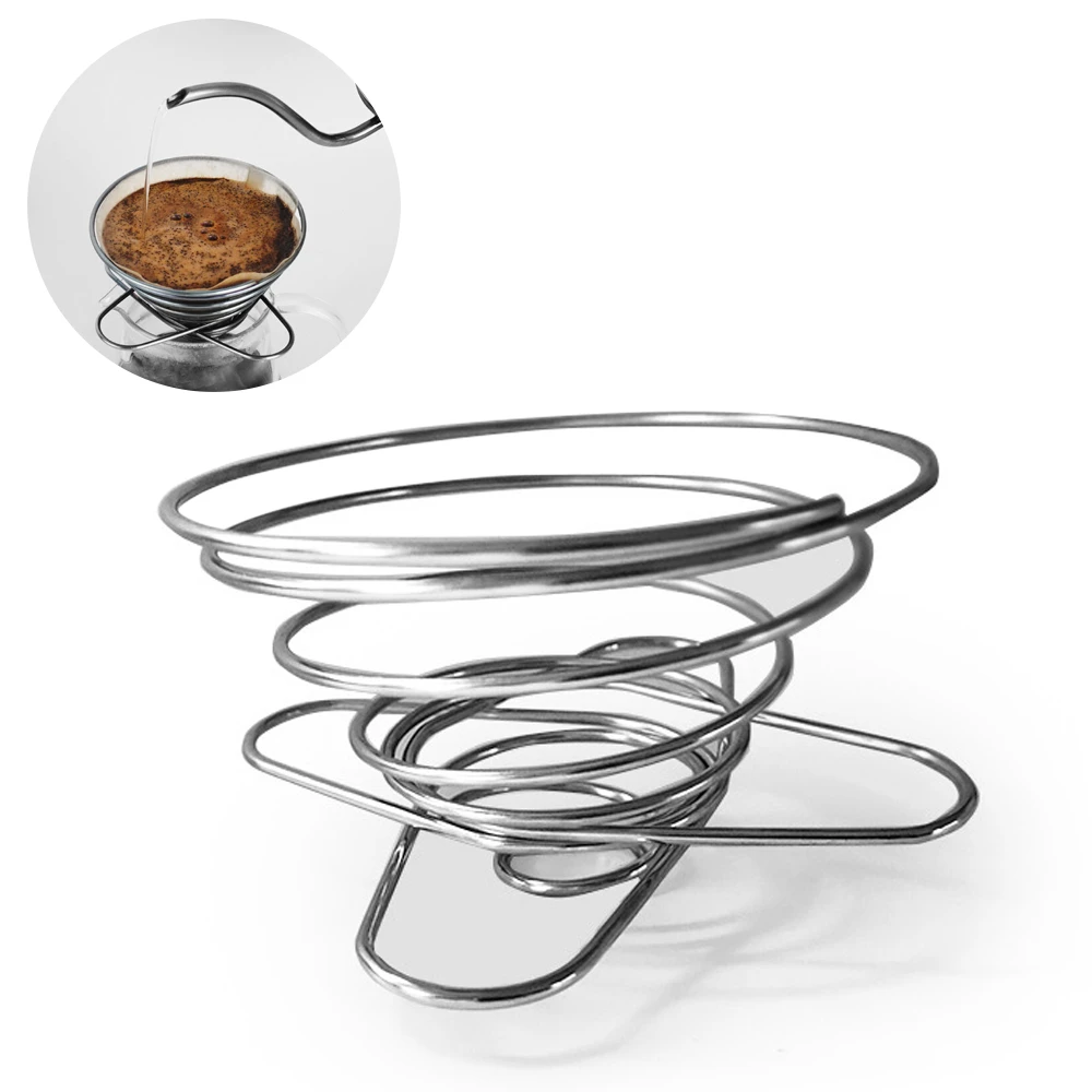 Collapsible Coffee Dripper 304 Stainless Steel Portable Travel Coffee