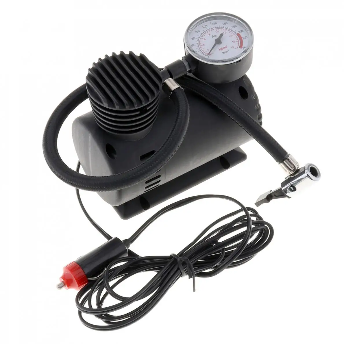 Портативный 12V 300PSI электрический насос воздушный компрессор шин для мотоциклов/электромобиль/каноэ