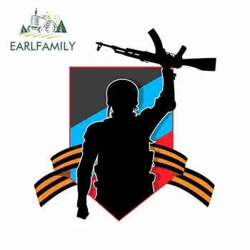 

EARLFAMILY 13cm x 12.2cm For Soldier Dpr Emblem Creative Car Sticker Decoration Decal Waterproof Sunscreen Custom Printing