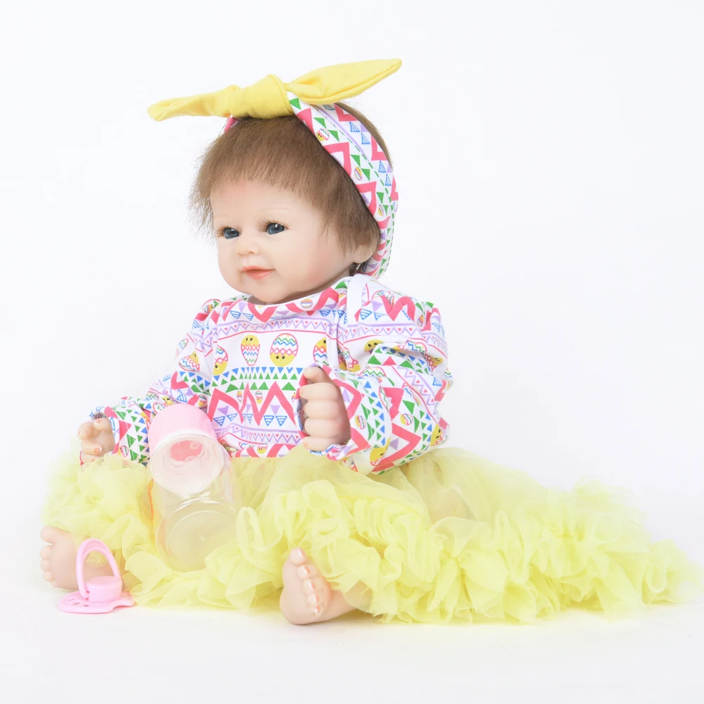 1" куклы для детей, силиконовые куклы Menina, Bebe Reborn, мягкие силиконовые реалистичные игрушки для детей, подарок на день рождения, Рождество