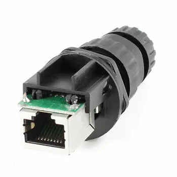 

RJ45 Panel Mount IP67 Waterproof Connector M19 Connect Adapter