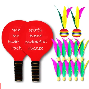 

Exercise Workout Fitness Wooden With 12 Balls Paddle Ball Game Hand Eye Coordination Indoor Outdoor Kids Adults Cricket Sports