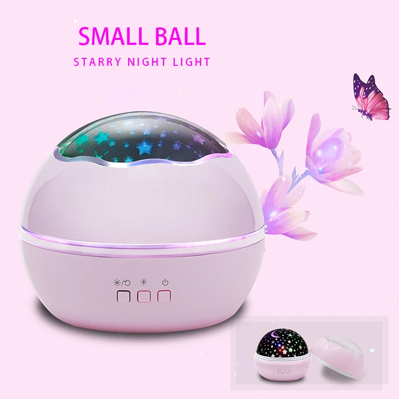 

Dropshipping Christmas Gifts 3D Rotating Star Light LED Children Baby Night Sleeping Bedroom Luminaria Projection Ocean Lamp