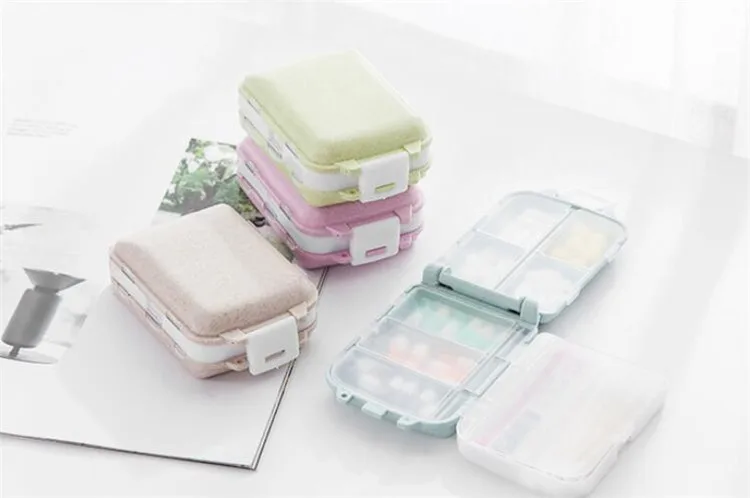 Портативный мини-чехол для таблеток, медицинские коробки для путешествий, дома, медицинские таблетки, пустой контейнер, домашний держатель, чехол s