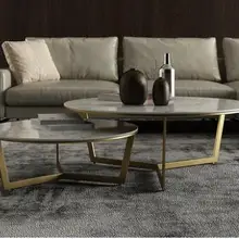 Скандинавский Мраморный Круглый Чайный Столик Современный Простой Круглый Чайный Столик сочетание простой и легкий роскошный мраморный чайный столик комбинация