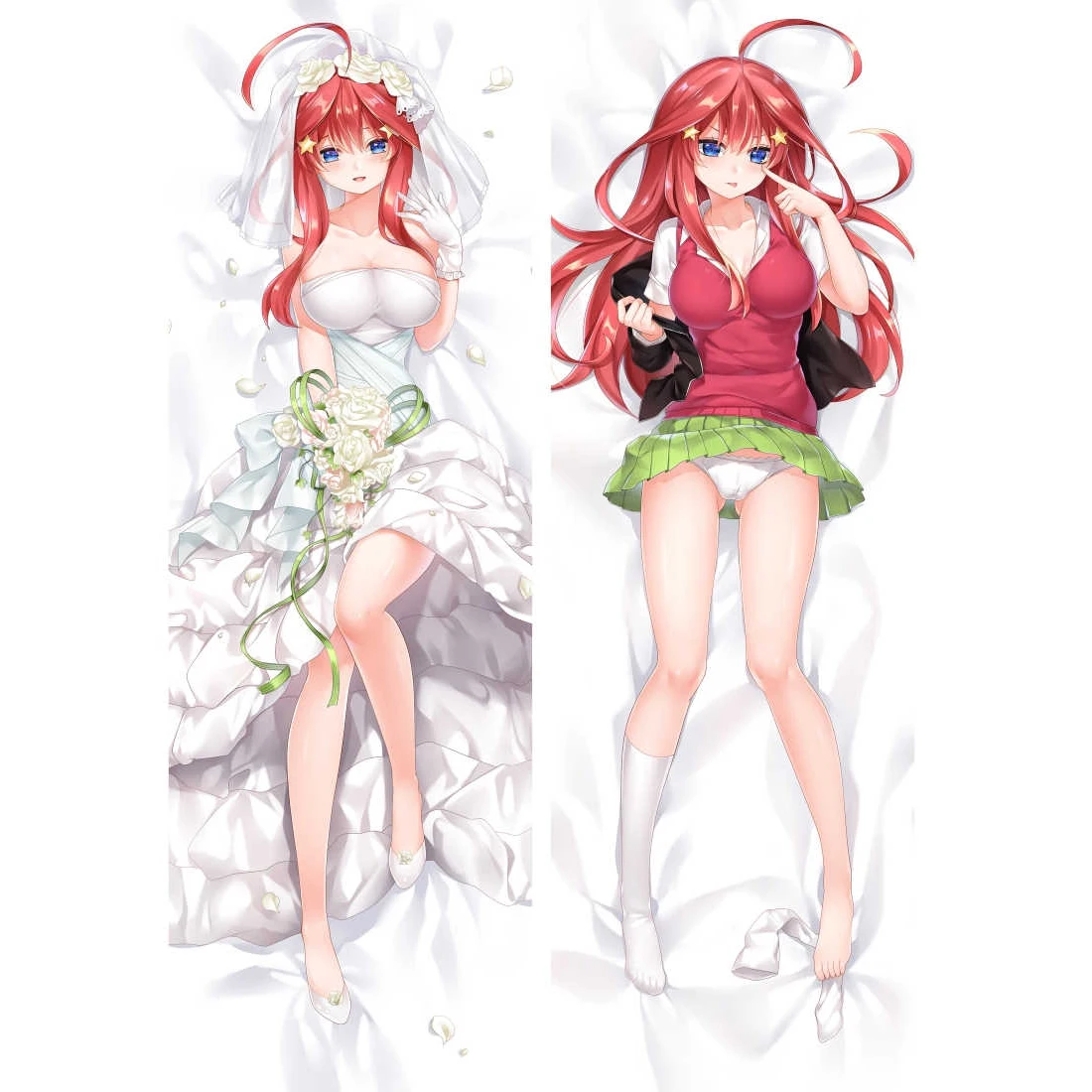 Куинтэссенция кинтуплеты go-toubun no-hanayome наволочка сексуальная девушка nakano nino Dakimakura nakano miku наволочки для подушек