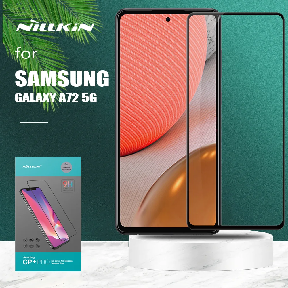 

for Samsung Galaxy A72 5G Glass Nillkin CP+ Pro Full Cover Tempered Glass Screen Protector for Samsung Galaxy A72 5G Glass Film