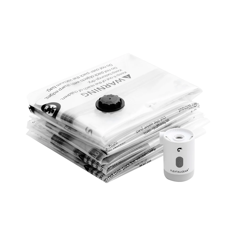 

FLEXTAILGEAR- Vacuum Bag Set Four in a bag (without pump) Need to be used with the inflatable pump in this shop