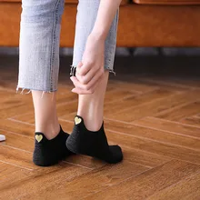 Носки женские Women Casual Fashion Irregular Heart Cotton Socks Sport Short Cute Gift Sock носки короткие#yl