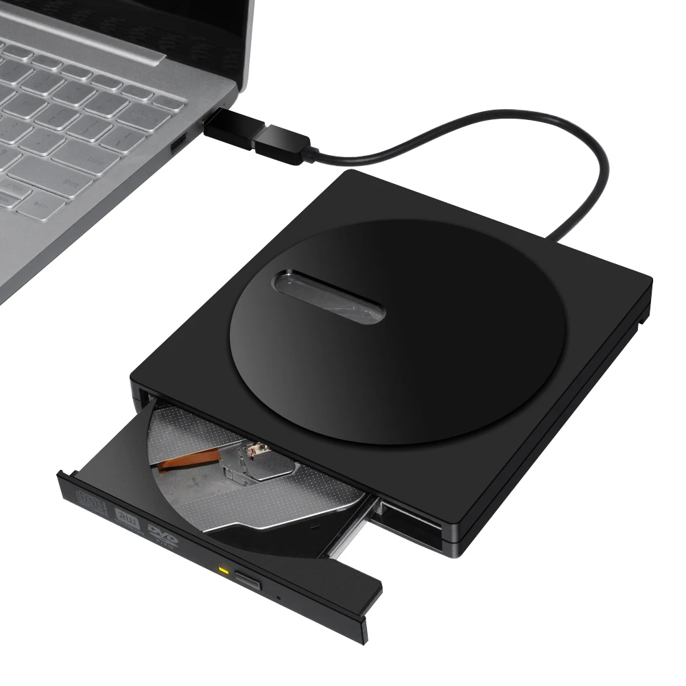 Disco Ótico Externo do Gravador de Dvd do cd de Dvd da Movimentação rw do tipo c Usb3.0 de Deepfox Usb 3.1 - Imagem 6