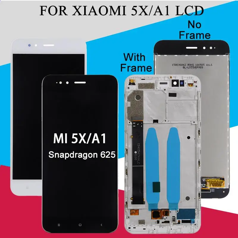 

Catteny Promotion MiA1 LCD For Xiaomi Mi A1 Display With Touch Screen Digitizer Glass Panel Assembly For Xiaomi Mi 5X Lcd+Tools