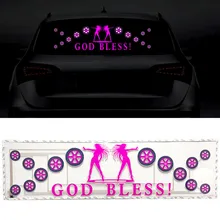 

For Car Rear Windshield Decorative Styling Accessories Light Car Sticker Interior Atmosphere Music Rhythm LED Flash Lamp