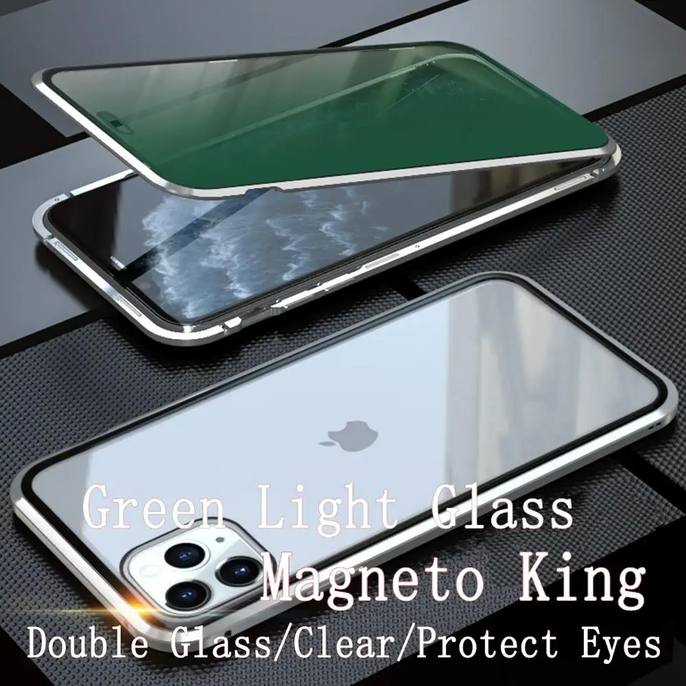Защитный чехол для глаз Iphone 11 pro max с магнитным притяжением ударопрочный защитный