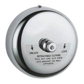 

Laundry Hotel Retractable Bathroom Indoor Accessories Round Wall Mounted Stainless Steel Durable Drying Outdoor Clothes Hanger