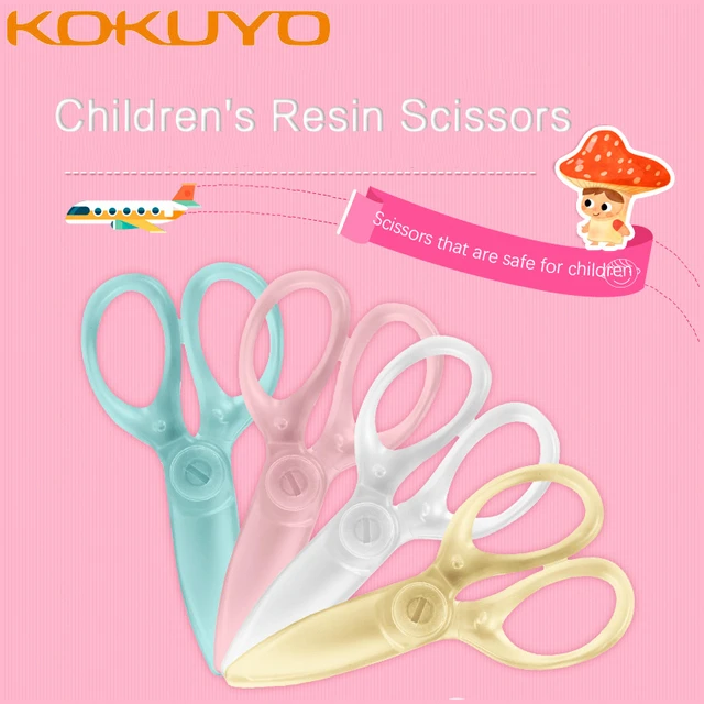 1pc KOKUYO ABS Resin Children's Scissors Pastel Cookie WSG-HSJ230