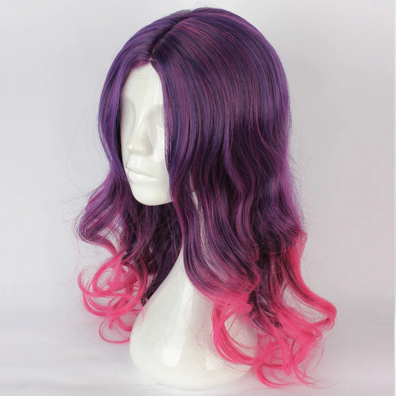 Gamora Cosplay Wigs Heat Resistant Synthetic Cosplay Gradient Color Wig Halloween Carnival Party Cosplay Women Wigs