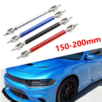 

2Pcs 150mm 200mm Car Front Rear Frame Bumper Lip Protector Adjustable Rod Splitter Strut Tie Bar Support Bumper Splitter