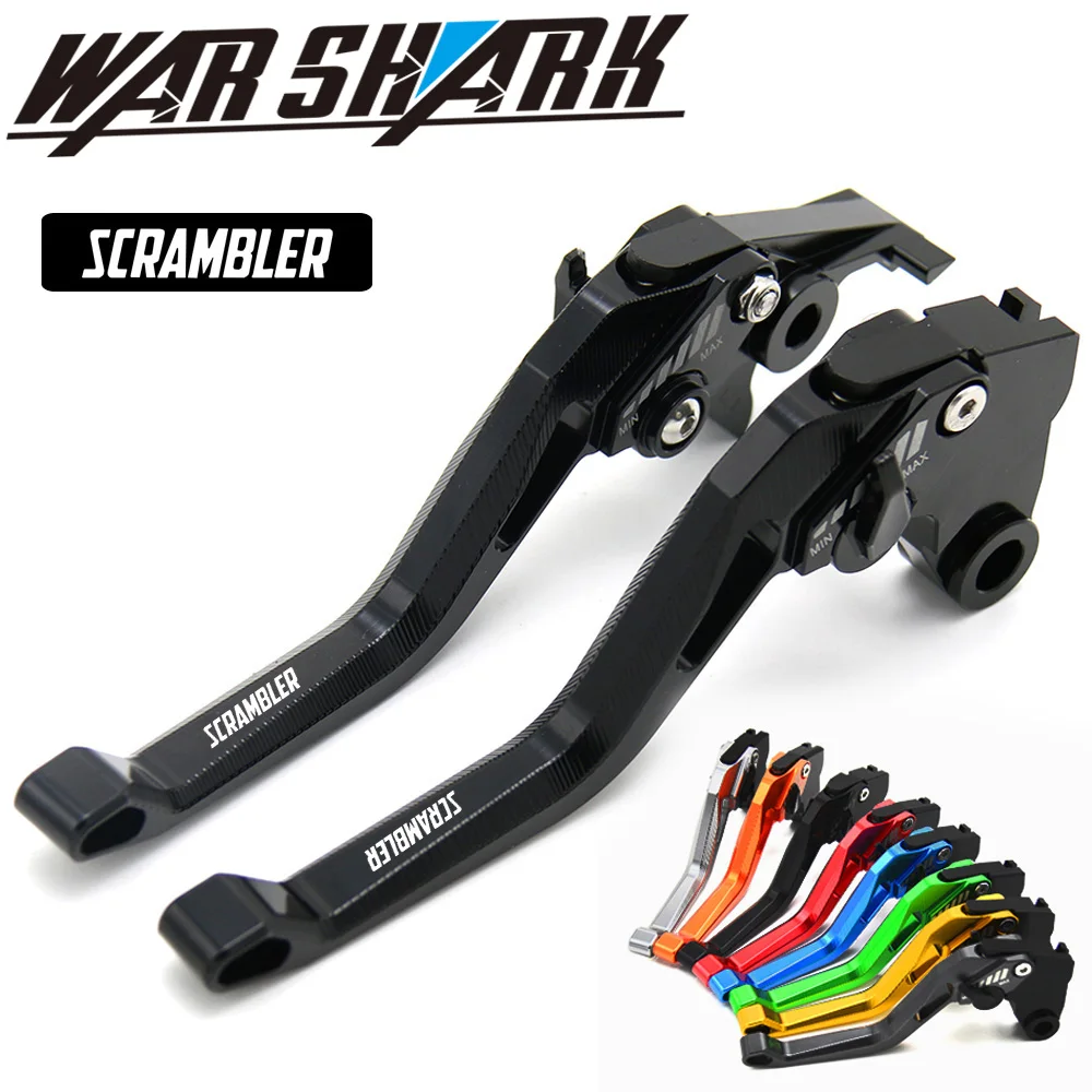 FXCNC Racing CNC Aluminum Folding Extendable Adjustable Brake Clutch Levers for Ducati HYPERMOTARD 821 SP 2013-2015 HYPERMOTARD 939 SP 2016-2017 Scrambler Cafe Racer 2017