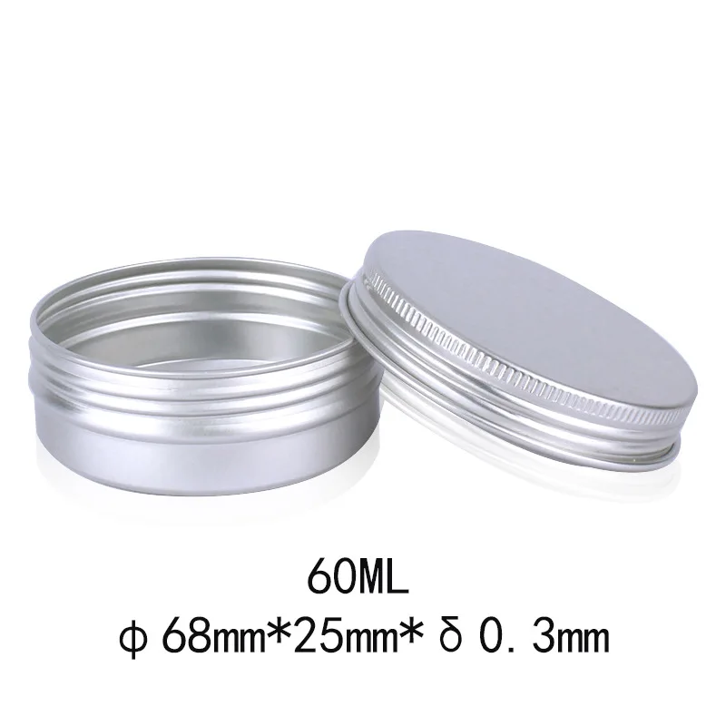 50 stücke 5g 10g 15g 20g 30g 40g 50g 60g 80g 100g Aluminium Zinn Gläser Lip Balm Zinn Behälter Mit Schraube Gewinde Deckel Kerze Tee Dosen Box – Detail 29
