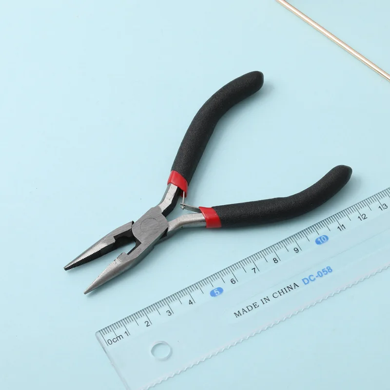 DIY ювелирные изделия ручной работы Инструменты острые плоскогубцы косая резка плоскогубцы антистатические нержавеющая сталь пинцет аксессуары Медь ри - Цвет: 03-02101
