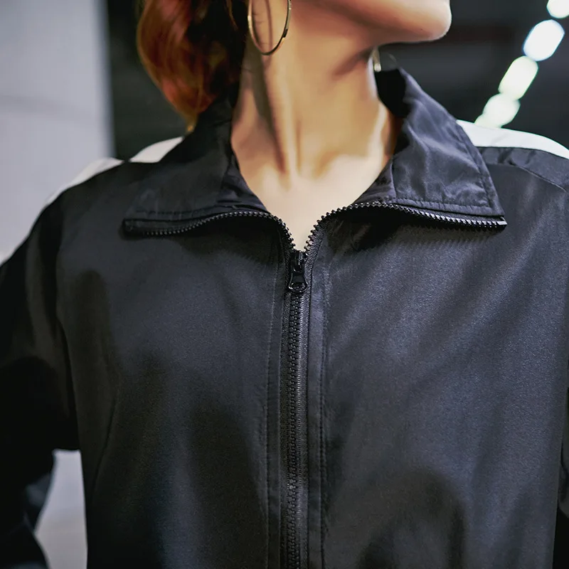 70% OFF Sportswear Set Spring Autumn Men Women Sport Suit Sweater Jacket + Pants Reflective Hip Hop Tracksuit Unisex Two Piece Set BX310