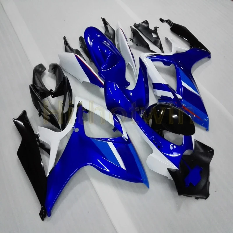 Пользовательский капот мотоцикла для GSX-R600750 2006-2007 K6 ABS пластик обтекатель литья под давлением синий