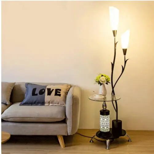Nordic Desk Floor Lamp Modern Bedroom Floor Light Living Room Standing Lamp Study LED Stand Light Industrial Decor Luminaire