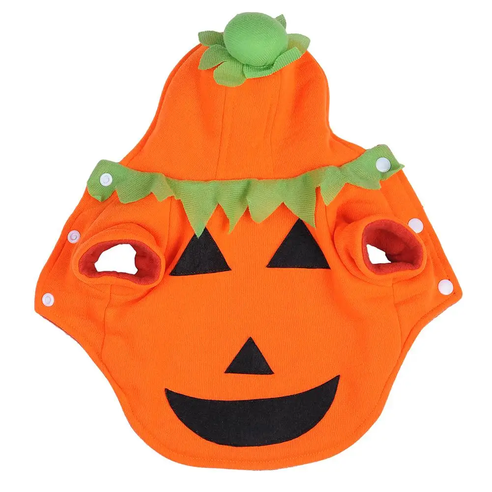 Cute Pumpkin Dog Clothes Christmas Costume For Small Pet Transformed Cloth Costume Dress Xmas Clothes For Kitty Dogs