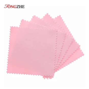 

TONGZHE 1pc Factory Price Silver Cleaning Cloth Gold Platinum Polishing Cloth Anti Tarnish DIY Making Jewerlry Tools 8x8cm